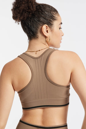 Form Racerback Bralette - Brown