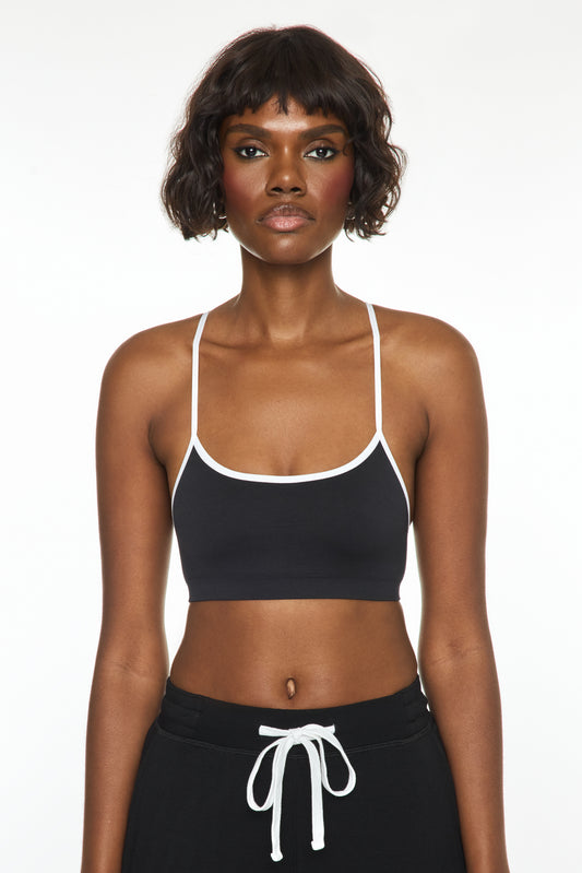 Loren Seamless Bra - Black/White