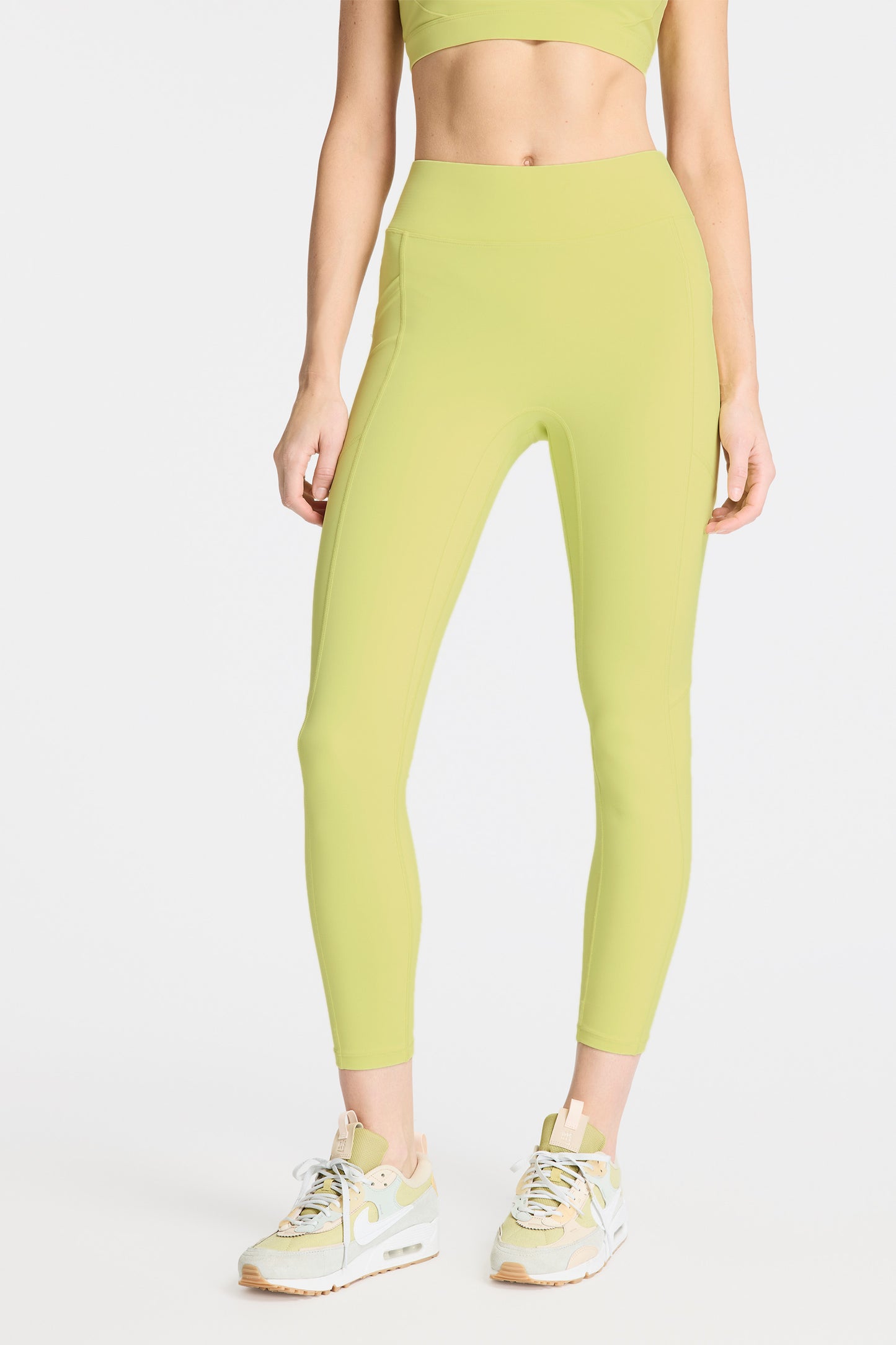 Center Stage Pocket Legging - Sunny Lime