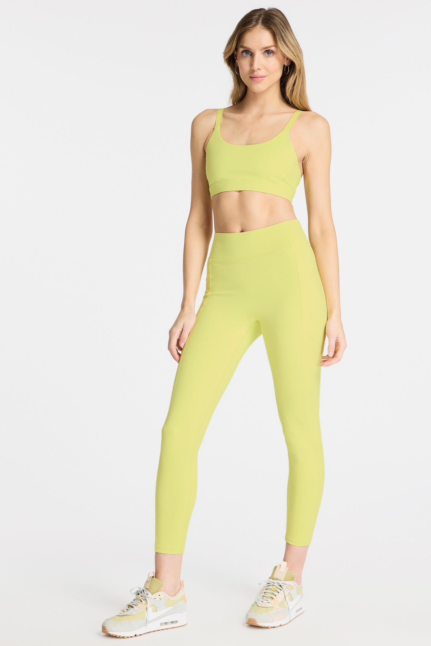 Center Stage Pocket Legging - Sunny Lime