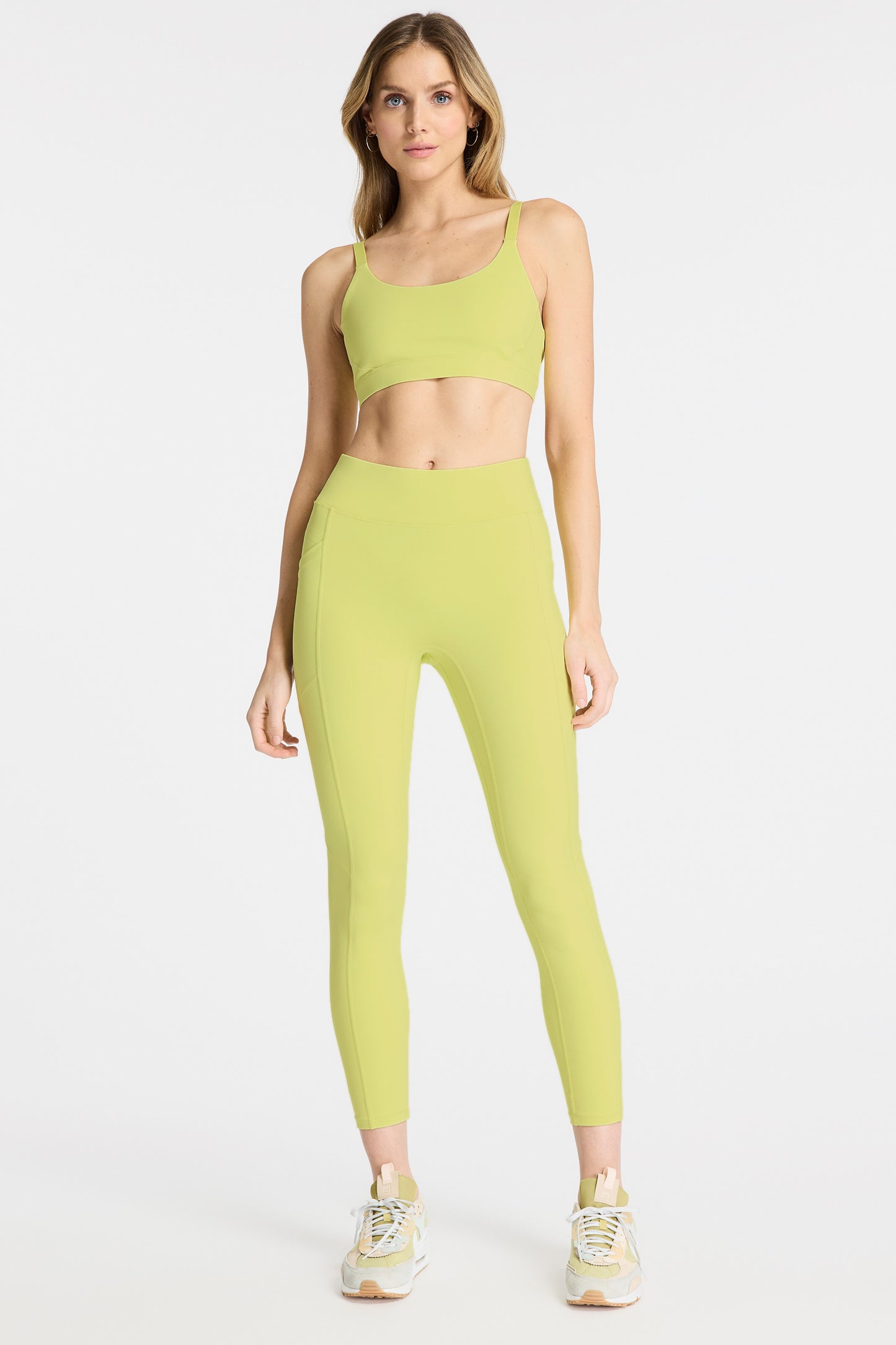 Center Stage Pocket Legging - Sunny Lime