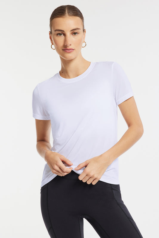 Featherweight Short Sleeve - White