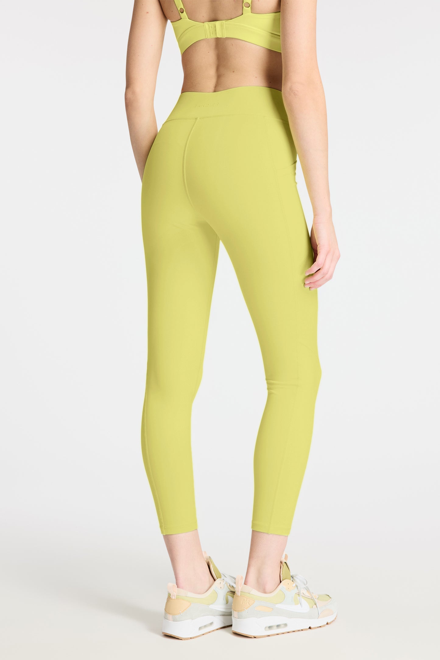 Center Stage Pocket Legging - Sunny Lime