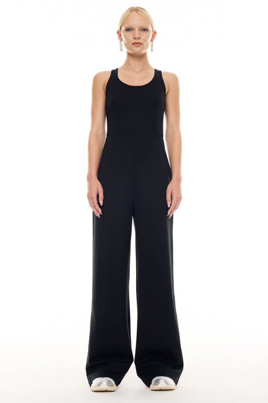 Lenox Knit Jumpsuit - Black