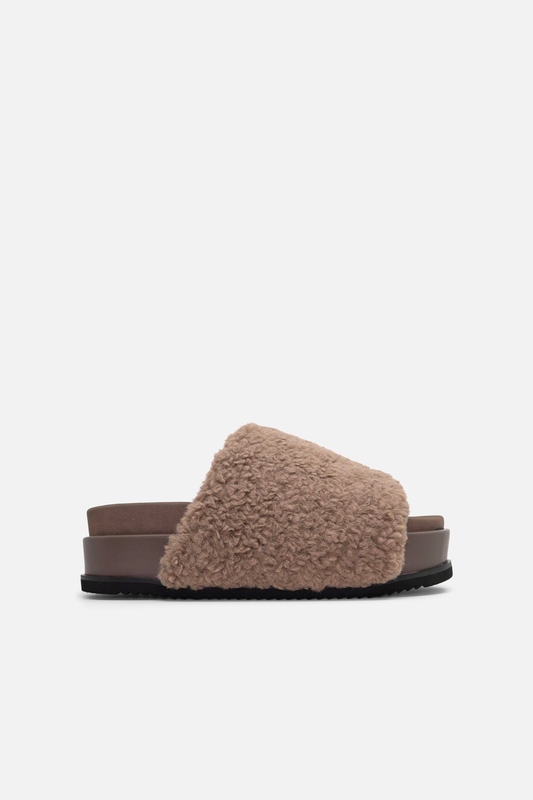 Fuzzy platform sandals new arrivals