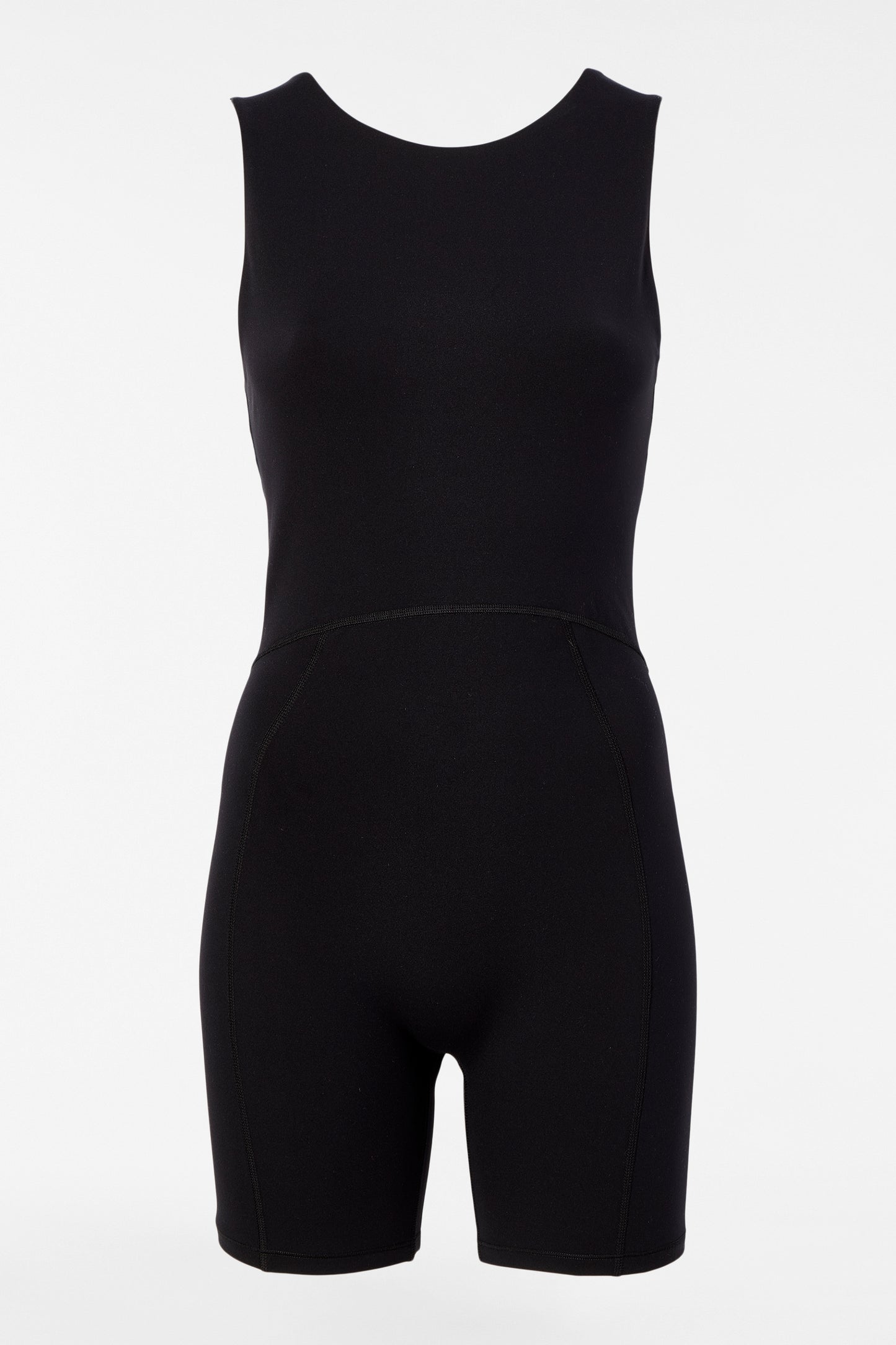 Calla Cutout Short Catsuit - Black