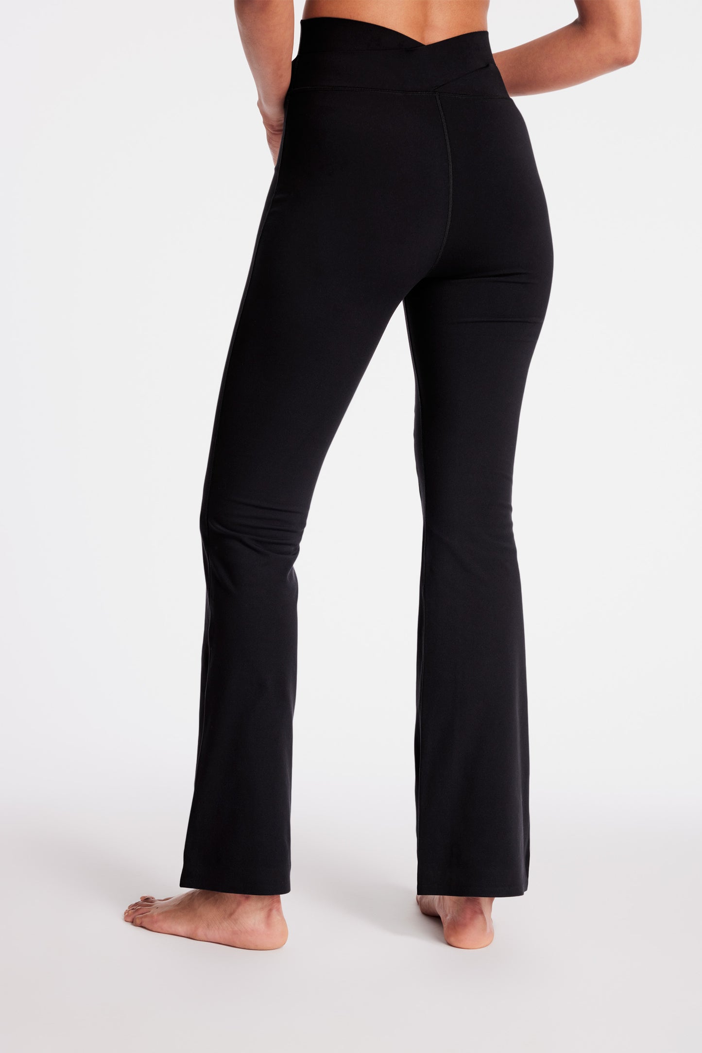 Luna Wrap Flare Legging - Black