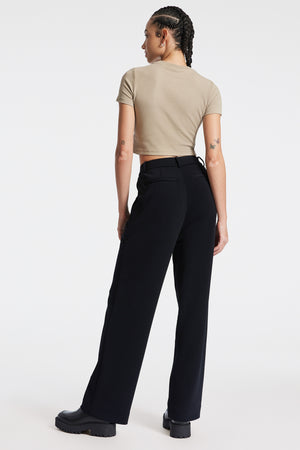 Rust High-Rise Trousers - Rust Satin Trousers - High-Rise Pants - Lulus