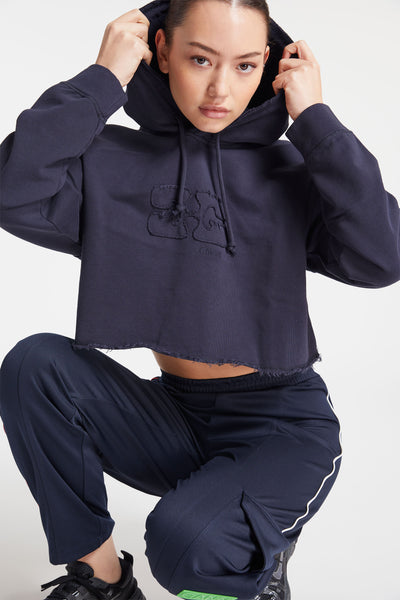 Isoli Cropped Oversized Hoodie