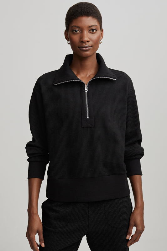 Radford Half Zip - Black