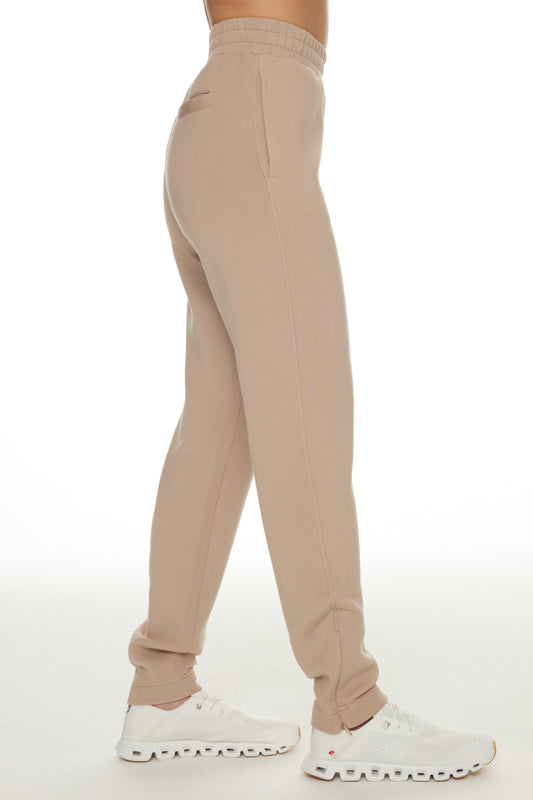 The Slim Zip Hem Pant 29.5 - Light Taupe