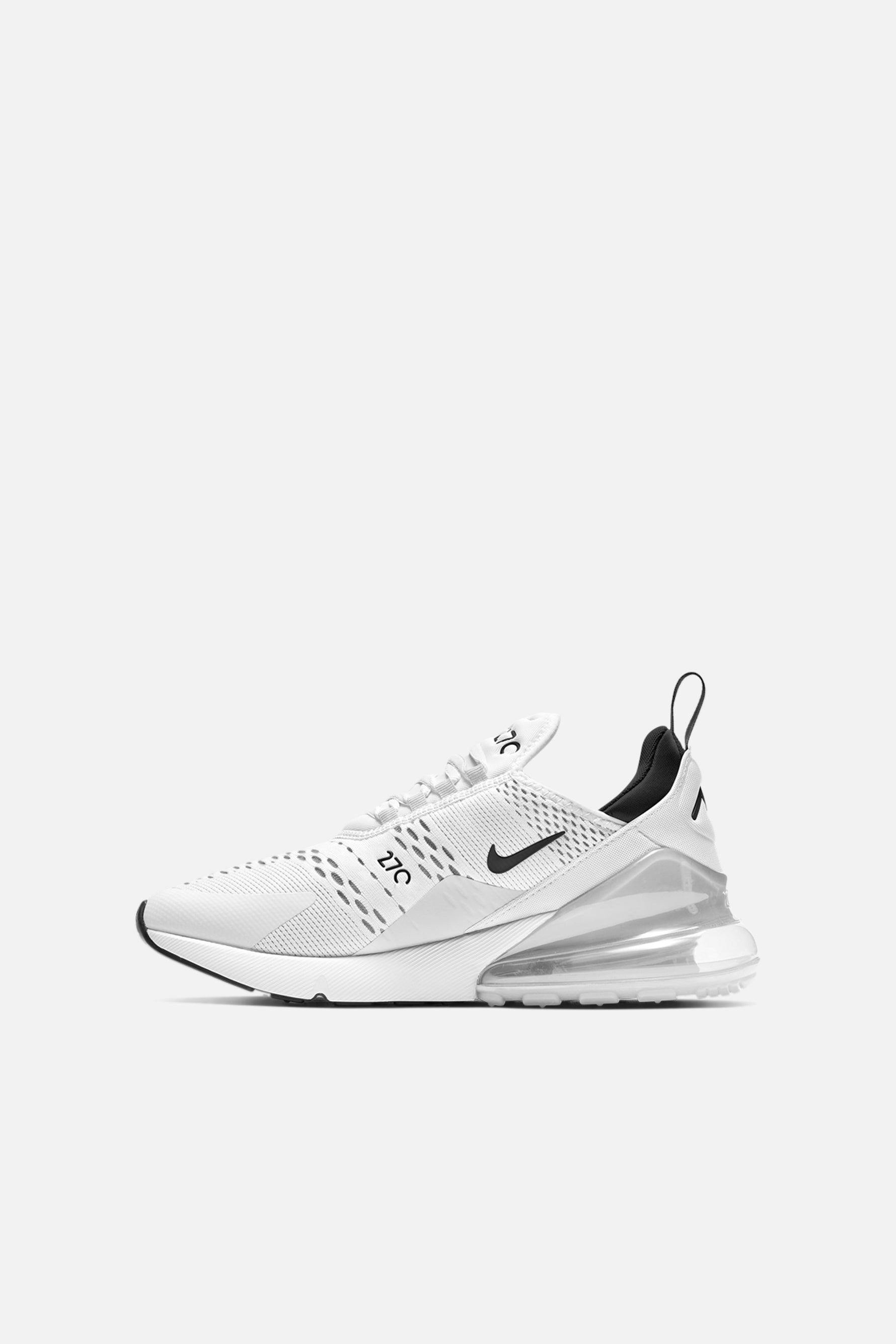 Nike Air Max 270 White/Black Women's Shoes, Size: 5.5