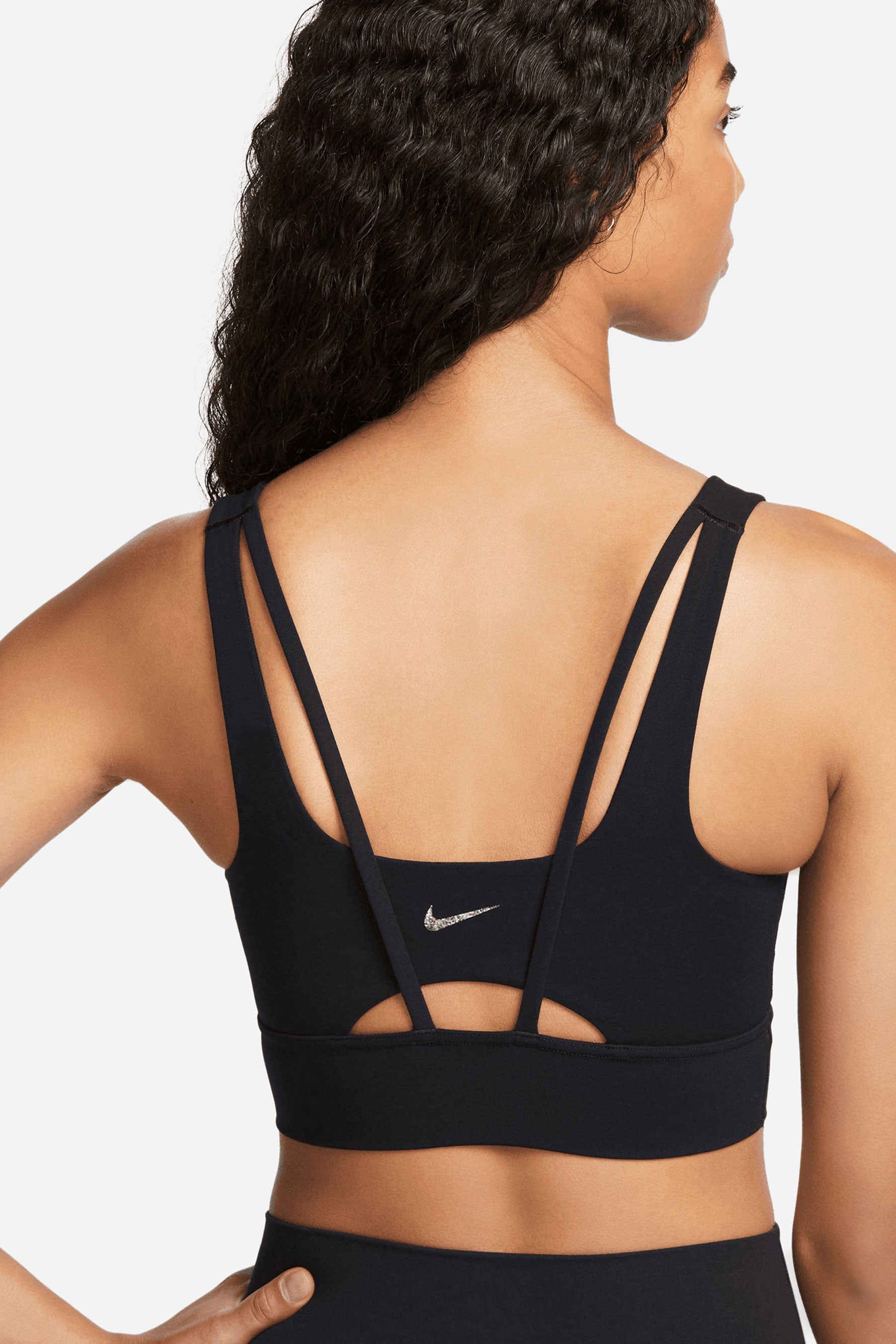 Nike Nike Dri-FIT Indy Women's Light-Support Padded Longline Sports Bra -  Smoke Grey $ 40
