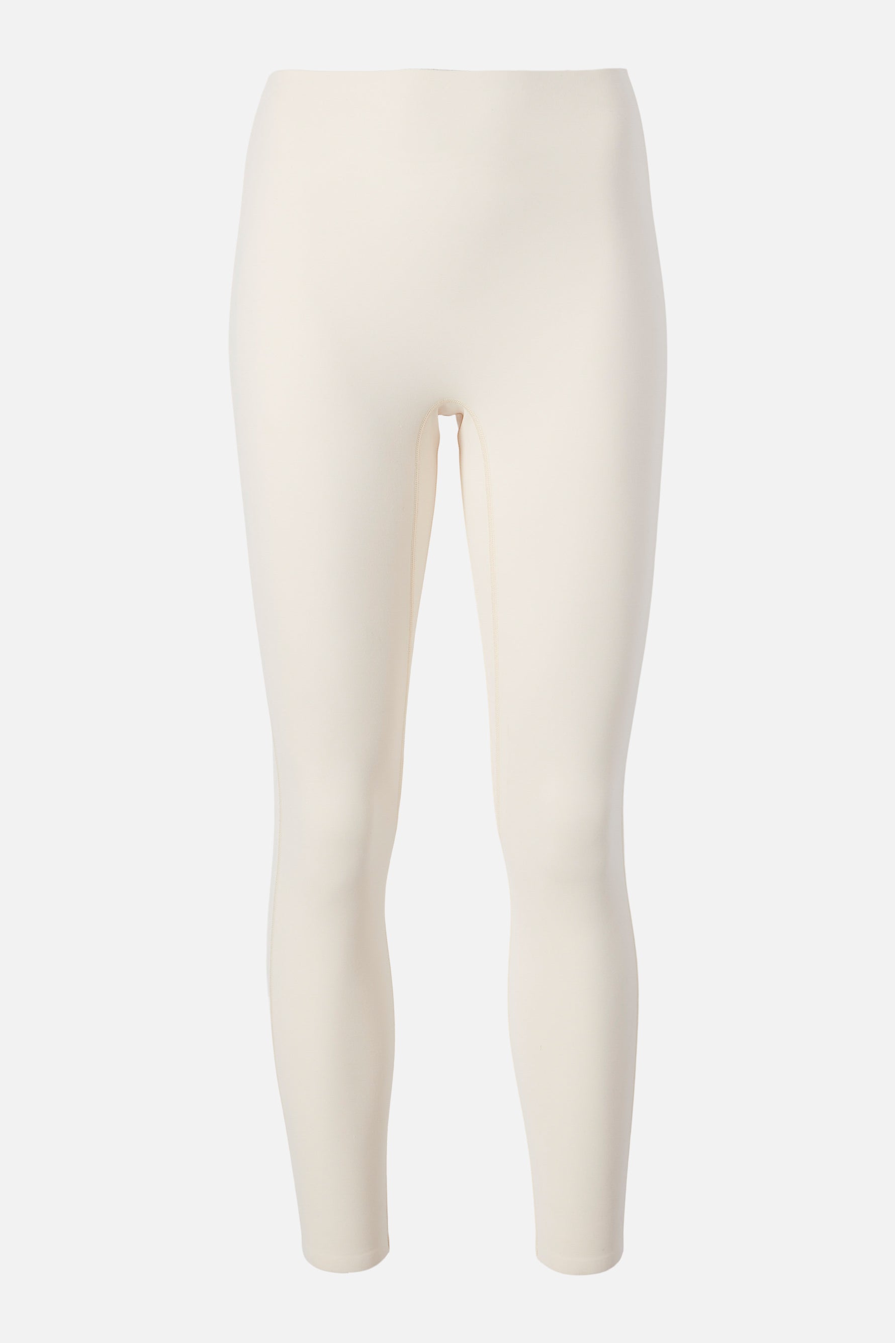 High Waisted Cream Leggings